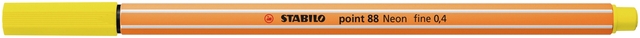 Fineliner STABILO point 88/024 fijn neon geel