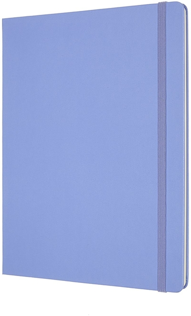 Notitieboek Moleskine XL 190x250mm blanco hard cover hydrangea blue