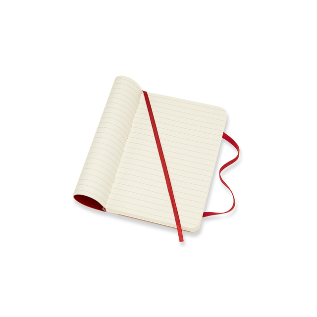 notitieboek A6 Moleskine SC rood