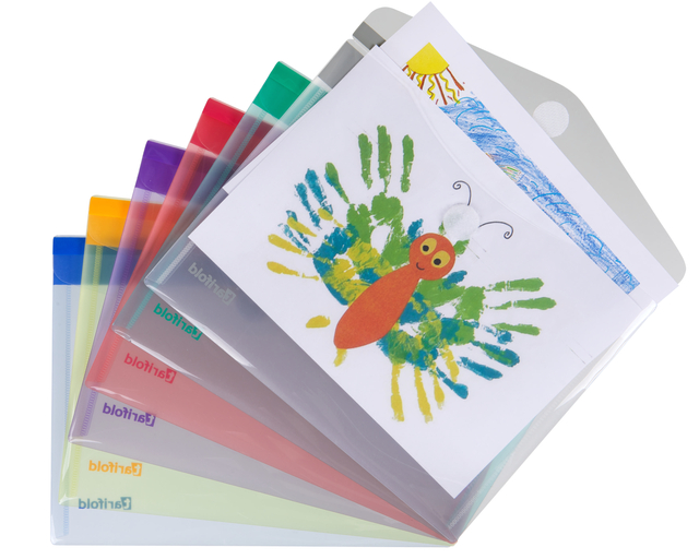 Enveloptas Djois Color Collection A5 horizontaal assorti