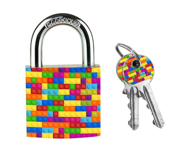 Hangslot Masterlock 30mm 4 patronen assorti