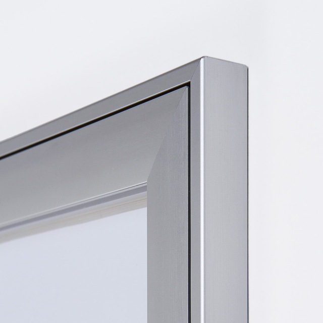 Vitrinebord Quantore luxe 8x A4 zilver