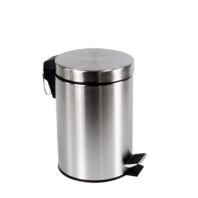 Pedaalemmer BRASQ 12 liter rvs