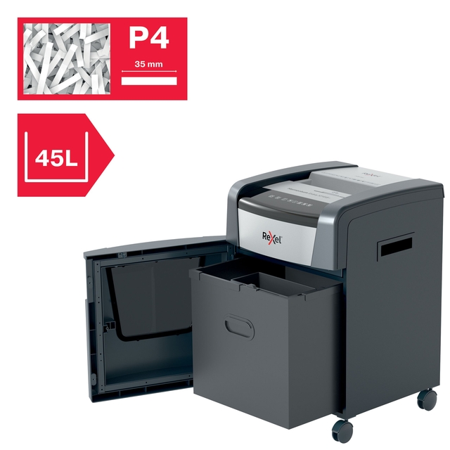 Papiervernietiger Rexel Momentum Extra XP418+ snippers 4x35mm
