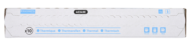 Telrol Exacompta 57mmx18m kern Ø12mm thermisch