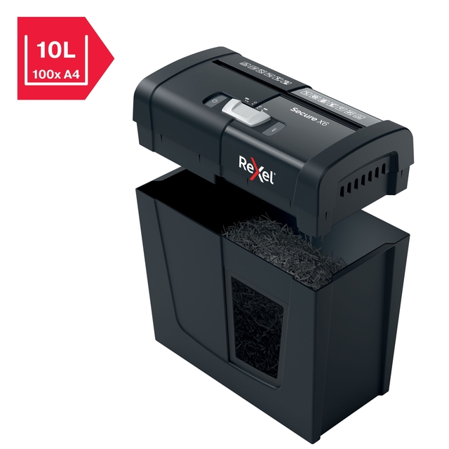 Papiervernietiger Rexel Secure X6 snippers 4x40mm