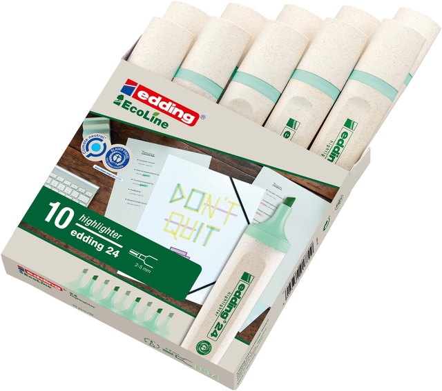 Markeerstift edding 24 EcoLine pastel groen