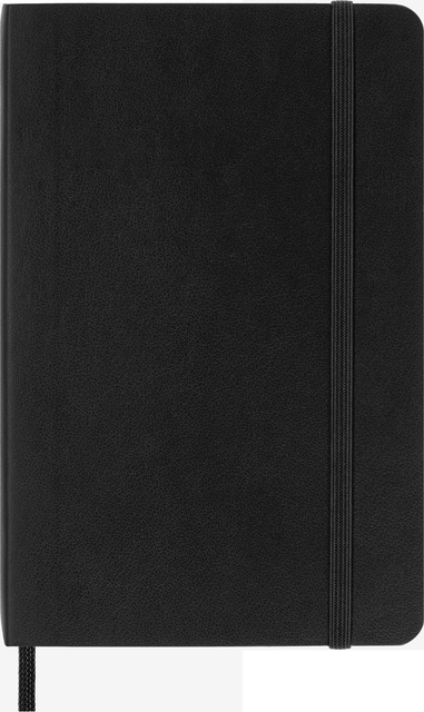 Notitieboek Moleskine pocket 90x140mm dots soft cover zwart