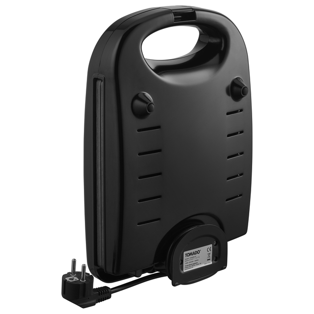 Tosti apparaat Tomado XXL 1200 Watt zwart