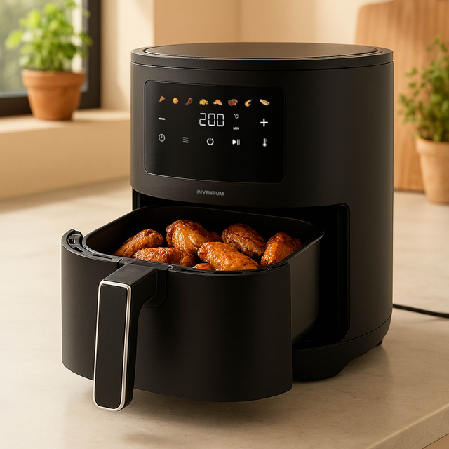 Airfryer Inventum 3.5 liter 1500 watt zwart