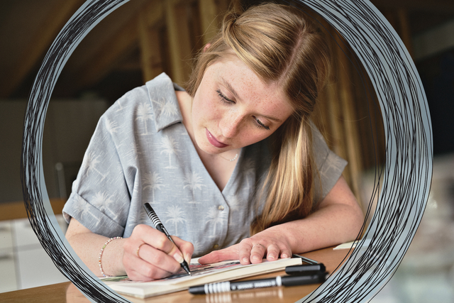 Fineliner STABILO Sensor 189/40 fijn rood