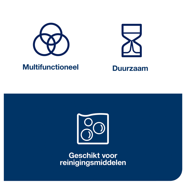 Reinigingsdoek Tork W8 Premium 1-laags 40 vel rood 194750