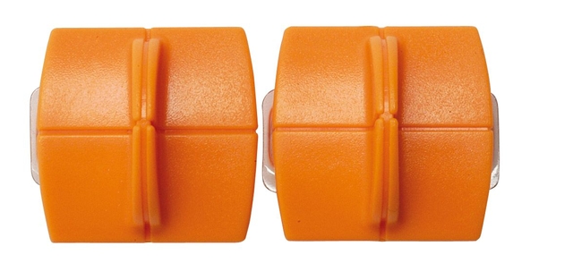 Reservemes Fiskars TripleTrack Titanium set à 2 stuks oranje
