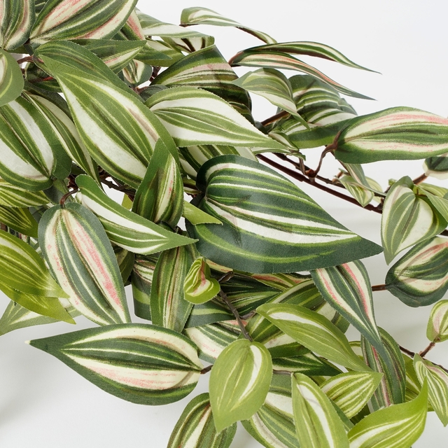 Kunstplant Mica Tradescantia hangend groen Ø25 45cm