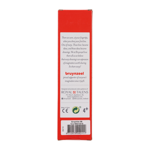 Potlood Bruynzeel Burotek 5B
