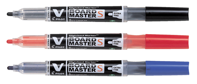 Whiteboardmarker Pilot rond extra fijn zwart