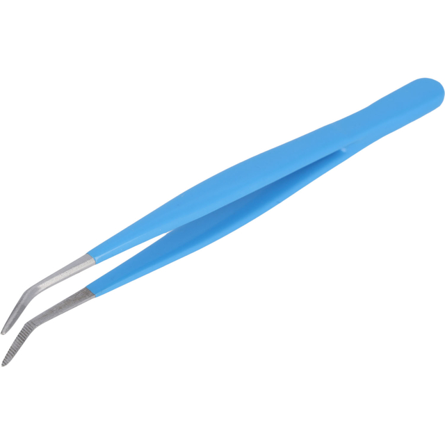 Knutselpincet Westcott 15.5cm soft grip blauw