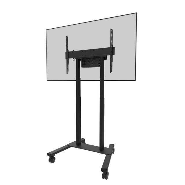 Mobiele vloersteun Neomounts MOVE Lift 37-100" zwart 