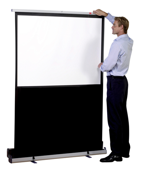 Projectiescherm Nobo draagbaar 122x162cm