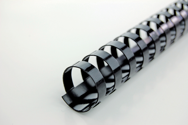 Bindrug GBC 12mm 21rings A4 zwart 100 stuks