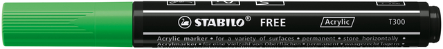 Acrylmarker STABILO  Free Acrylic T300 bladgroen