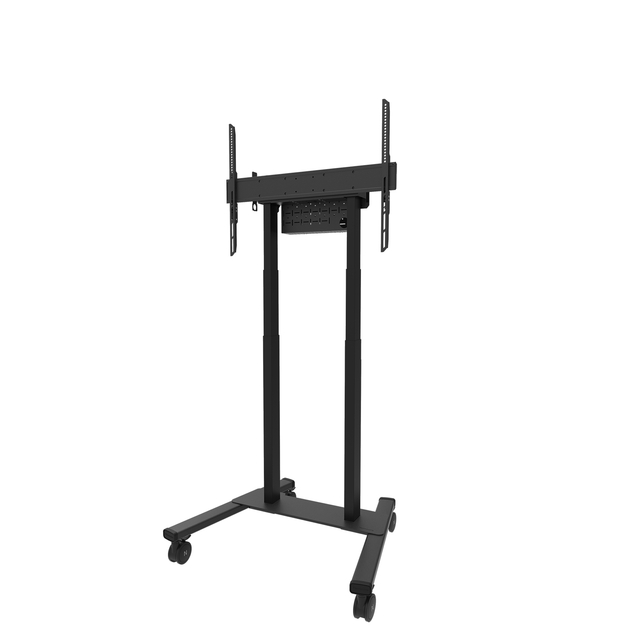 Mobiele vloersteun Neomounts MOVE Lift 37-100" zwart 