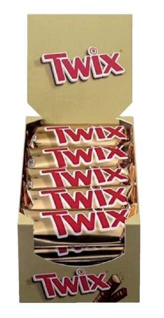 Snoep Twix reep 25x50 gram