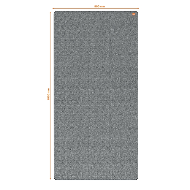 Draagbaar whiteboard en memobord Nobo Move & Meet 90x180cm