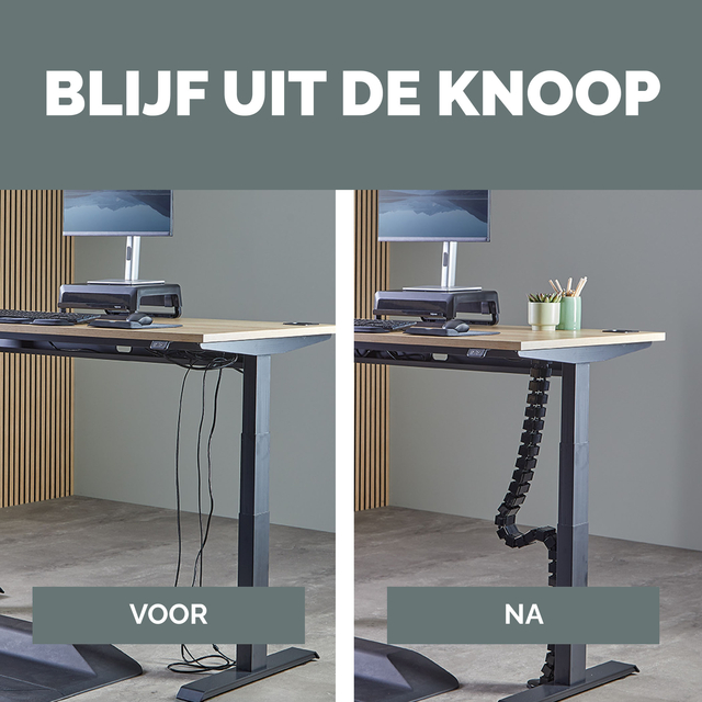 Kabelslang Fellowes zwart