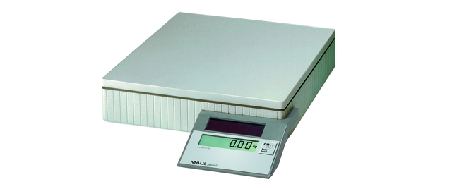 Pakketweger MAUL Parcel S weegplateau 30x30cm solar 50 kg