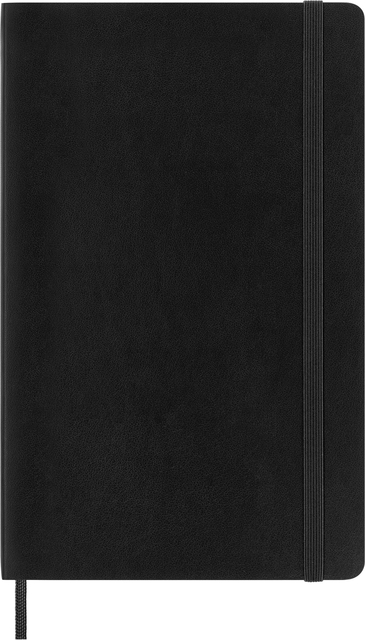 Notitieboek Moleskine large 130x210mm dots soft cover zwart