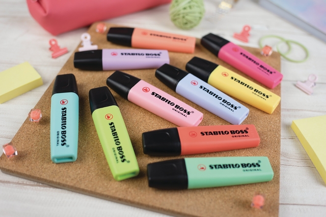 Markeerstift STABILO BOSS Original 70/144 pastel geel