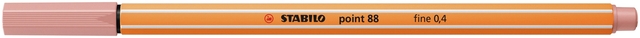 Fineliner STABILO point 88/28 fijn donkerblush