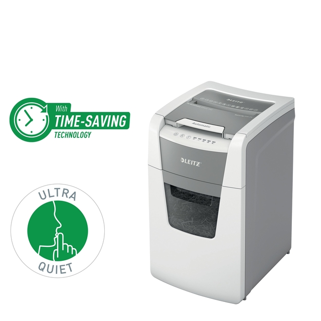 Papiervernietiger Leitz IQ Auto+ Office 150 P5 snippers 2x15mm
