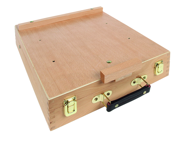 Kist ezel Conda hout 42x33x8.5cm