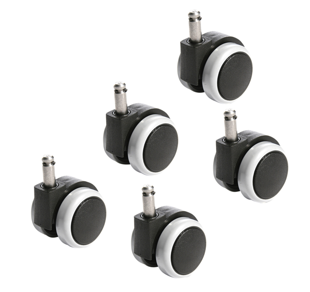 Bureaustoelwiel Topstar GAP tbv harde vloer 10mm 5 stuks