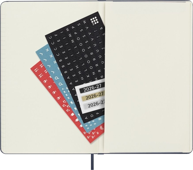 Agenda 2027 Moleskine 18M Planner Weekly 7dagen/1pagina large hc sapphire blue