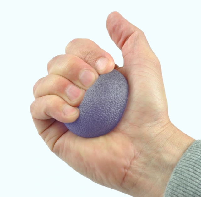 Handtrainer gelbal Able2 Soft blauw