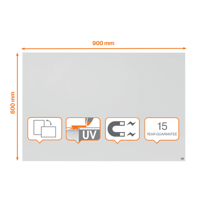 Whiteboard Nobo Infinity randloos 60x90cm
