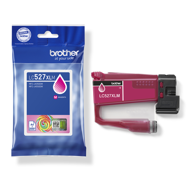 Inktcartridge Brother LC-527XLM rood
