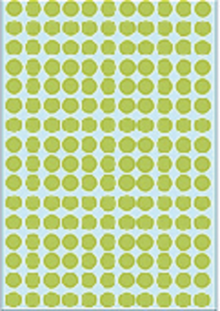 Etiket HERMA 2215 rond 8mm groen 5632 stuks