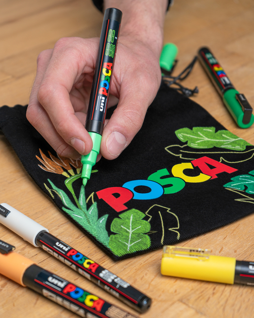 Paintmarker Uni POSCA PC8K breed schuin goud