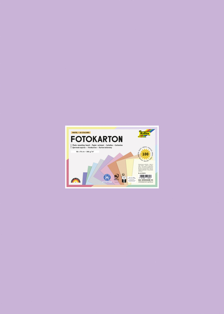 Fotokarton Folia 300gr 50x70cm pastelkleuren