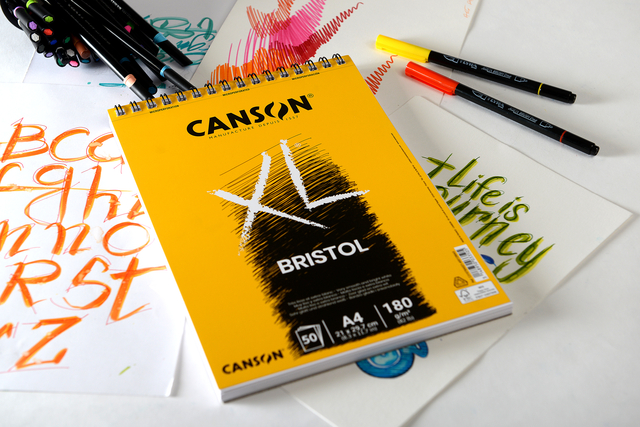 Bristolpapier Canson XL Bristol 50vel 180gr A3 extra wit