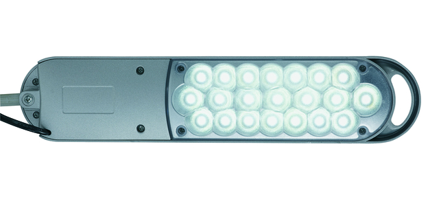 Bureaulamp MAUL Atlantic LED op voet zilver