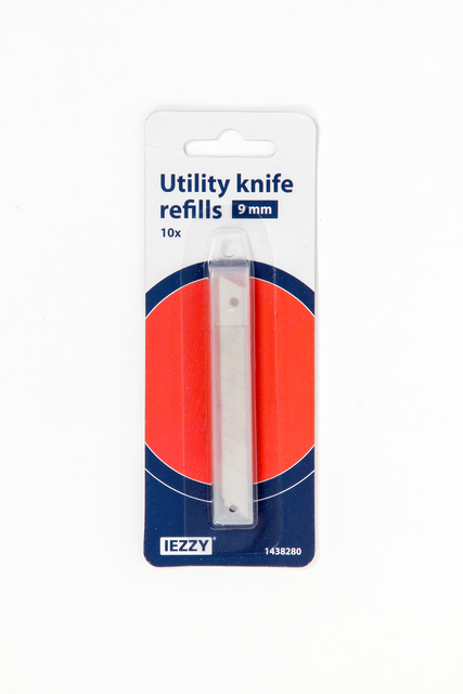 Snijmes vullingen IEZZY 9mm 10 stuks