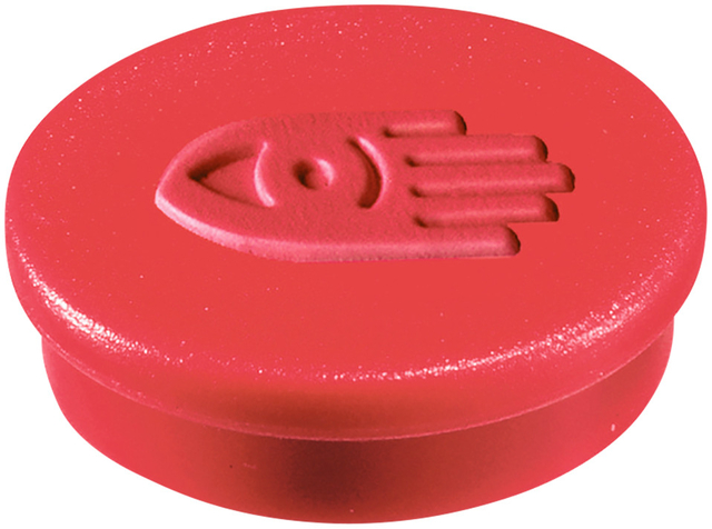 Magneet Legamaster 30mm 850gr rood 4 stuks