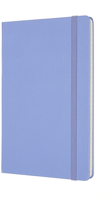 Notitieboek Moleskine large 130x210mm lijn hard cover hydrangea blue