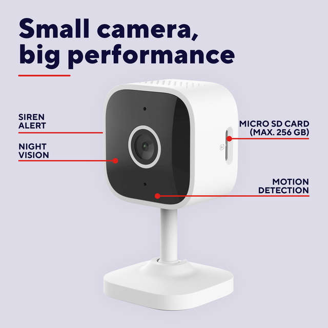 Beveiligingscamera Trust IPCAM-2900 binnenshuis Wi-Fi wit