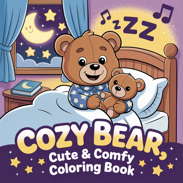 Kleurboek Cozy Bear 2